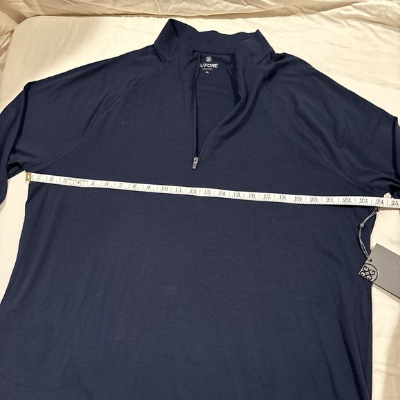 NWT G/FORE Long Sleeve Quarter Zip Mens XL Athletic Performance. Luxe  Twilight - Picture 8 of 13
